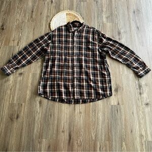DULUTH TRADING CO Mens Plaid Shirt